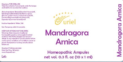 Mandragora Arnica Ampules - Mandragora Arnica Ampules